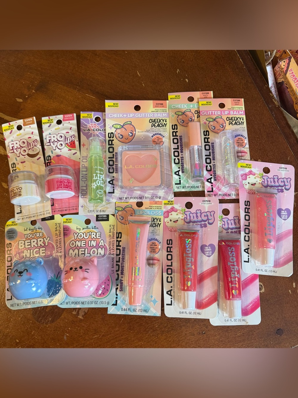 L.A. Colors Lip Balm Gloss Set
